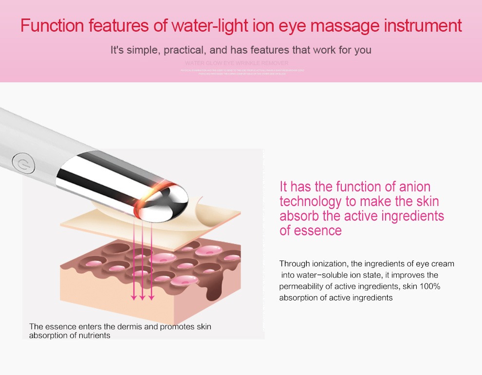 Masażer do oczu Beauty Eye Massager USB Akumulatorowy masażer do twarzy Urządzenie do pielęgnacji skóry Szczegóły