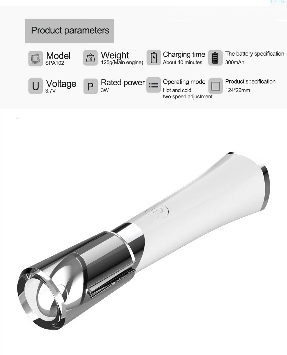 Masażer do oczu Beauty Eye Massager USB Akumulatorowy masażer do twarzy Urządzenie do pielęgnacji skóry Szczegóły