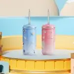 Kids’ Water Flosser for Ages 6+ Standard Nozzle, Orthodontic Nozzle 4 Flossing Modes